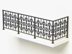Металлическое балконное ограждение БО-22, 1 пог. м.