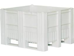 Крупногабаритный сплошной пластиковый контейнер C-Box, 1200x1000x740 мм, белый [C-Box 1210 S (740)]