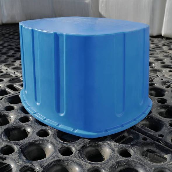 Ванна пластиковая пищевая О, 400 л, HDPE, черный [131.0400.899.0]