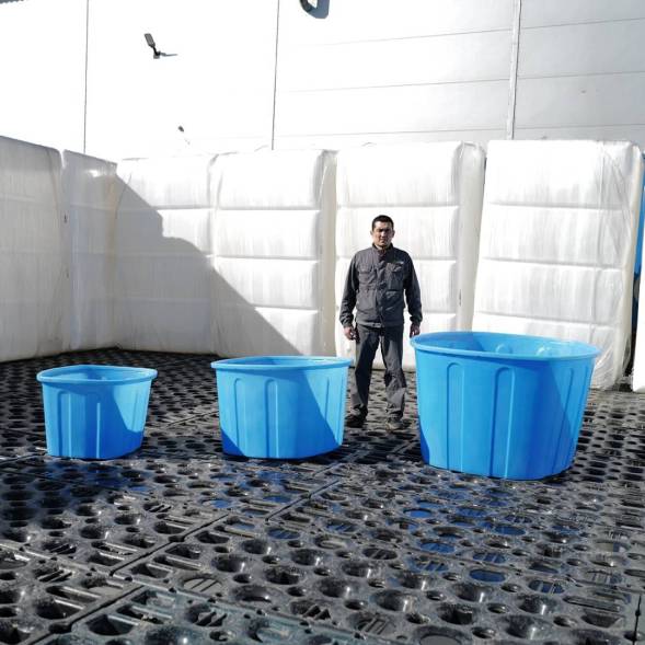 Ванна пластиковая пищевая О, 400 л, HDPE, черный [131.0400.899.0]