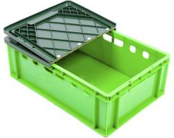 Пластиковая крышка складная 600х400х20 мм