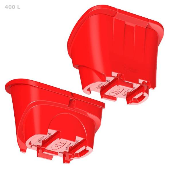 Ящик для соли, реагентов 400 литров PREMIUM, красный