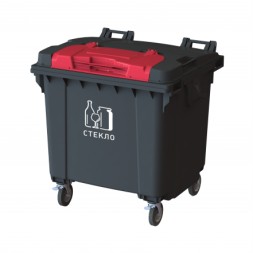 Наклейка для раздельного накопления (для контейнера 1100 л с крышкой Twin Lid)