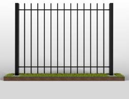 Забор металлический сварной секционный СЗ-3, 1 м²