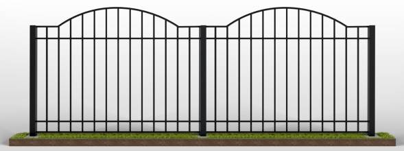 Забор металлический сварной секционный СЗ-5, 1 м²