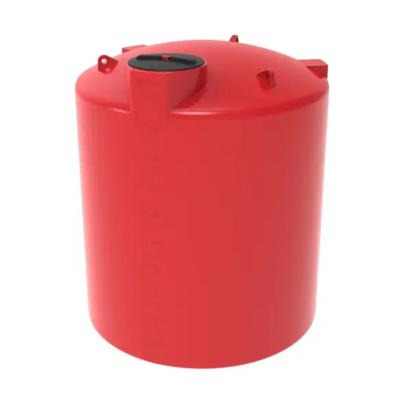 Емкость пластиковая для хранения удобрений (КАС/ЖКУ) ЭКОПРОМ TOR, 10000л, красный [4014.10000.101.000]