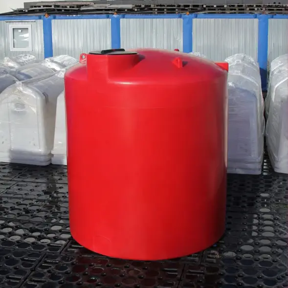 Емкость пластиковая для хранения удобрений (КАС/ЖКУ) ЭКОПРОМ TOR, 10000л, красный [4014.10000.101.000]