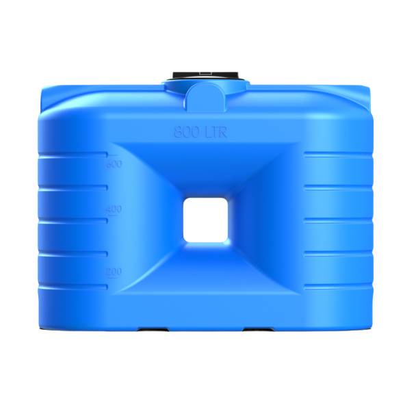 Емкость пластиковая прямоугольная для хранения воды, жидкостей и дизельного топлива, 800 л, синий [TSN800S13]
