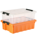 Контейнер с крышкой и клипсами Rox Box Original, 35 л, 580x390x180 мм, оранжевый [035-00.12]