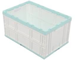 Ящик пластиковый складной сплошной, 600х400х310 мм, белый [600400310-00]